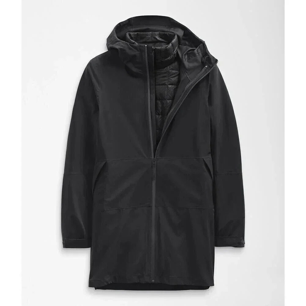 The North Face Thermoball Eco Triclimate Jacket Women's XS Black Parka NFFR180